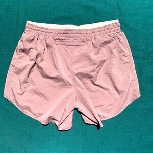 Nike Dri-Fit Running Mauve Pink Shorts w/ Built-in Underwear & Key Pocket